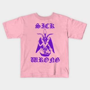 S&W Baphomet (Purple) Kids T-Shirt